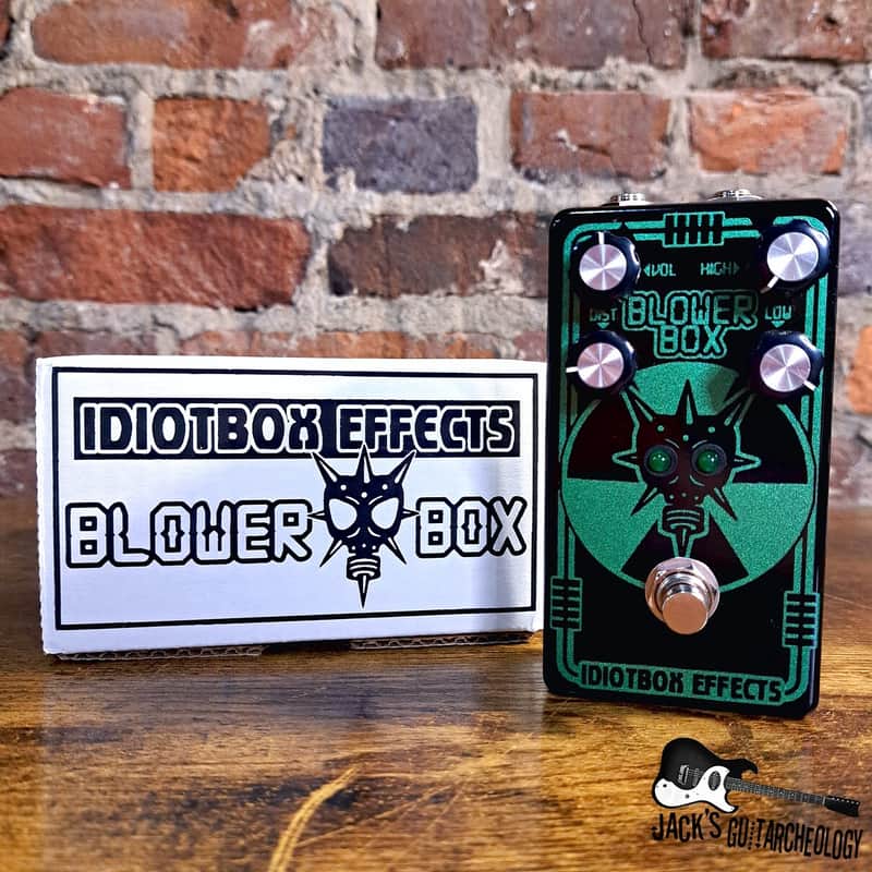 IdiotBox Effects Blower Box Bass Distortion *NEW* (2020s - Black/Green Sparkle) image 1