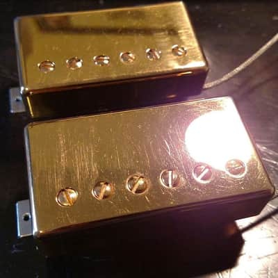 Gibson Burstbucker 1 and 2 Pickup Set Gold image 3