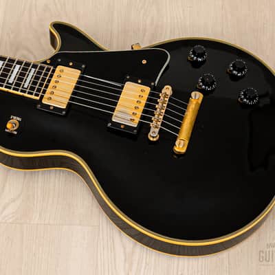 1984 Tokai Love Rock TLC60 Custom Black Beauty, '50s Spec w/ Mahogany Top, Japan image 9