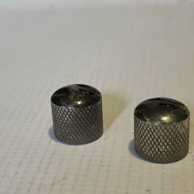 2000's Ibanez RG Series Guitar Cosmo Black Dome Plastic Metal Knob Set Push On