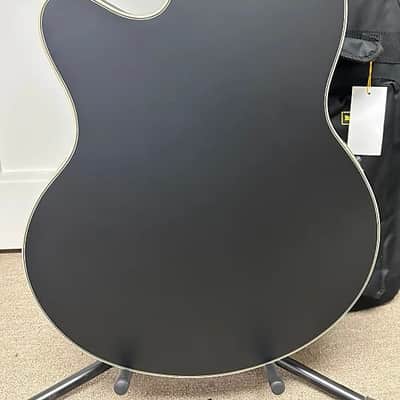Warwick Rockbass Alien Deluxe Hybrid Thinline 5 String Acoustic Electric Bass - Black image 4