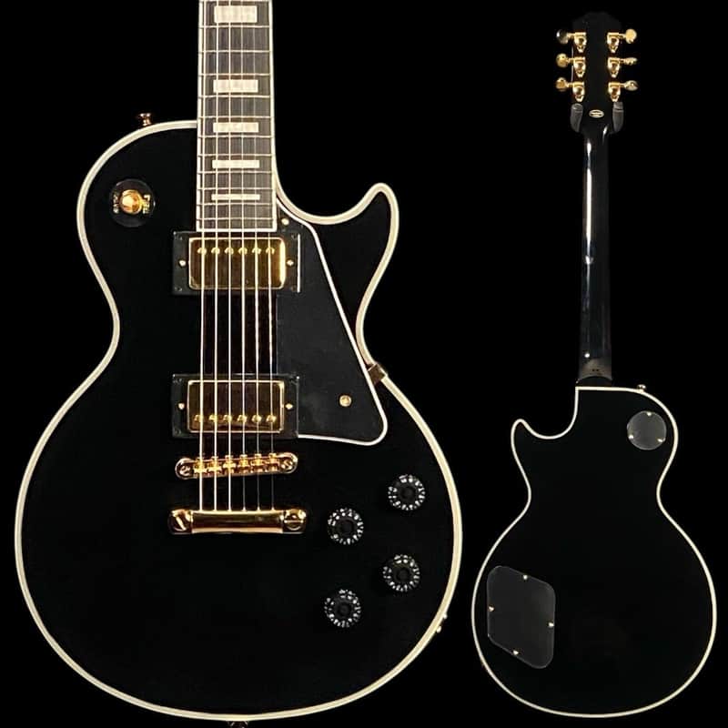 Epiphone Les Paul Custom Electric Guitar - Ebony image 1