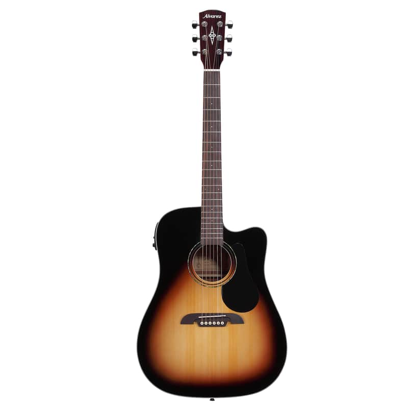 Alvarez RD26CESB Regent 26 Series Cutaway Dreadnought w/ Electronics Sunburst image 2