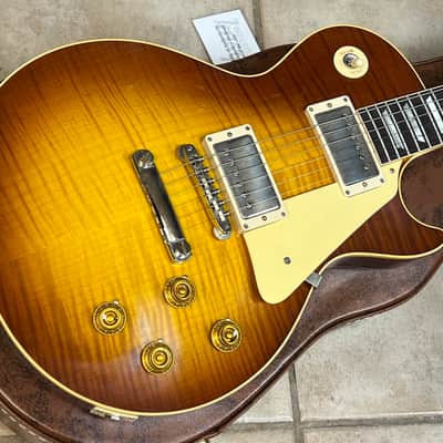 2024 Gibson Custom Shop 1959 Les Paul Standard Reissue VOS Iced Tea Burst image 3