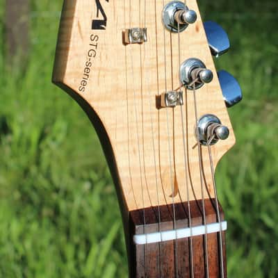 Aria Left Handed STG 2000s - Royal Blue Sparkle image 20