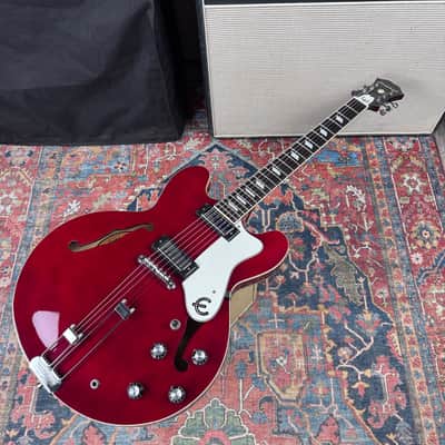Epiphone Riviera Reissue Cherry Mini Humbuckers Peerless - 2001 image 9