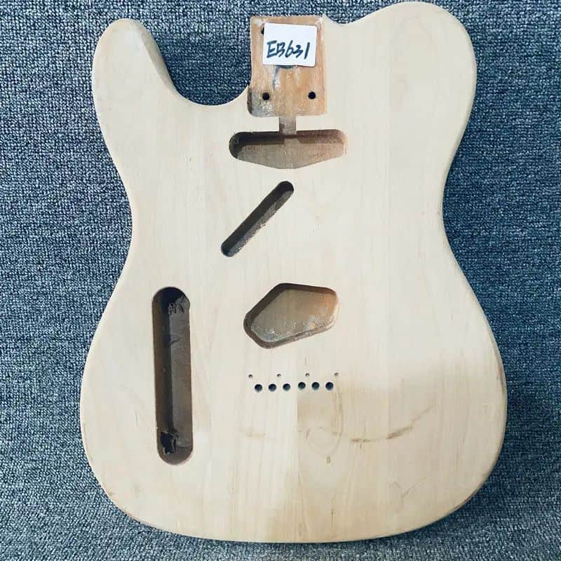 Solid Alder Wood Guitar Telecaster Tele Style Body image 1