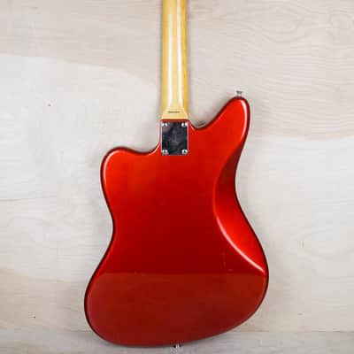 Fender JG-66 Jaguar '62 Reissue CIJ 1997 Candy Apple Red w/ Matching Headstock w/ Gig Bag image 3