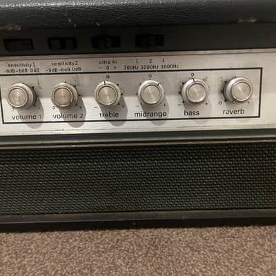 Ampeg V-4 100-Watt Guitar Head with Reverb 1970 - 1980 - Black image 3