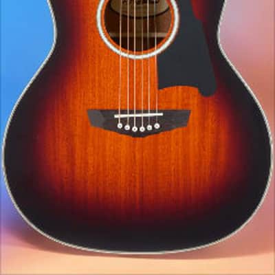 D'Angelico Excel Gramercy, Mahogany Burst Grand Auditorium Acoustic-Electric Guitar image 4