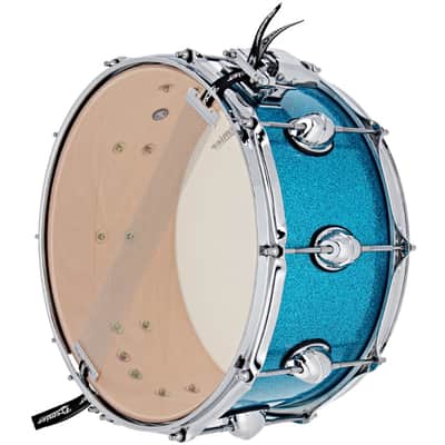 Premier Genista Classic 14" x 7" Birch Aqua Sparkle Snare Drum PGB1407SAQX image 5