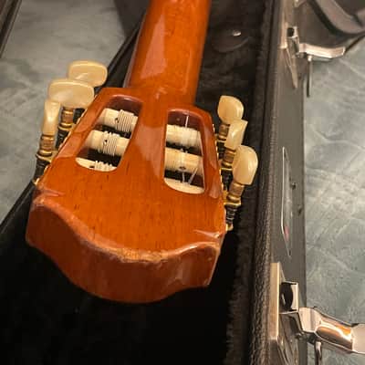 Manuel Raimundo Hand Built N660-E  Acoustic ( Bone saddle & Nut ) 3steel+3 Nylon Strings Flamenco Classical 1980's to 2000's  - Thin Gloss Coate image 7