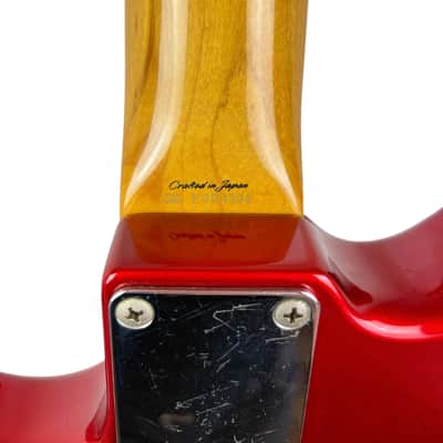 Fender Japan 66 Reissue Jazzmaster 1999-2002 - Candy Apple Red - Matching Headstock image 6