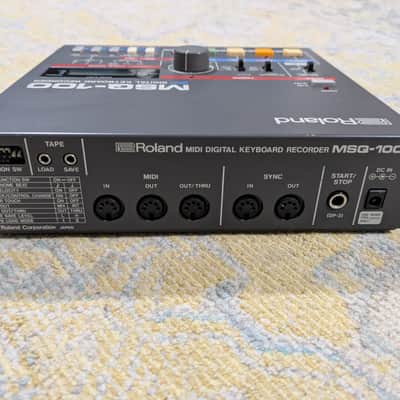 Roland MSQ-100 MIDI Digital Keyboard Recorder 1984 - 1986 - Black image 2