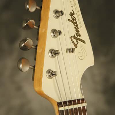 original 1964 Fender JAZZMASTER Olympic White w/matching headstock image 10