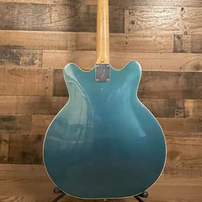Fender 1967 Coronado II Hollow Body Electric Guitar - Lake Placid Blue image 5