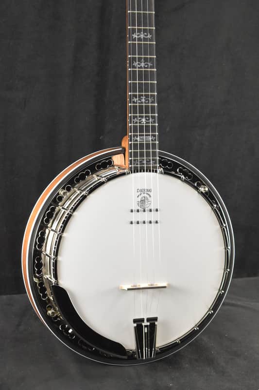 Deering Sierra Mahogany 5-String Acoustic/Electric Banjo with Kavanjo Pick Up image 1