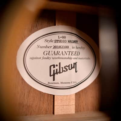 Gibson L-00 Studio Walnut LEFT-HANDED Natural 2022 image 11