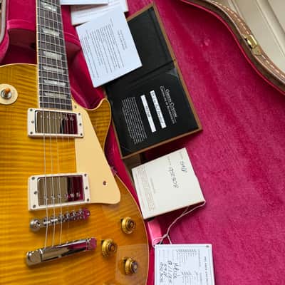 2025 Gibson Custom Shop Les Paul ‘59 Reissue R9 PSL Gloss - Green Lemon Fade Burst image 19