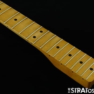 NOS Fender Vintera Road Worn 70s Tele Deluxe Replacement NECK Nitro Maple image 4