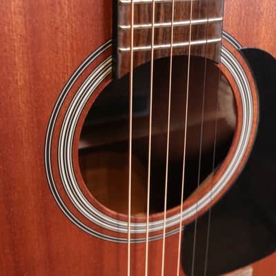 Takamine GX11ME-NS NEX 3/4 Layered Mahogany Auditorium Acoustic-Electric Guitar - Natural image 3