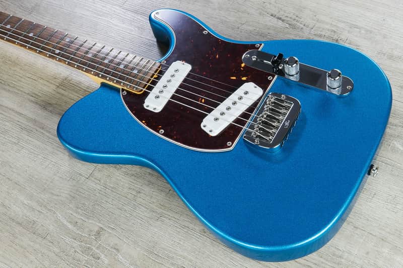 G&L Guitars Fullerton Deluxe ASAT Special Electric Guitar, Lake Placid Blue image 1
