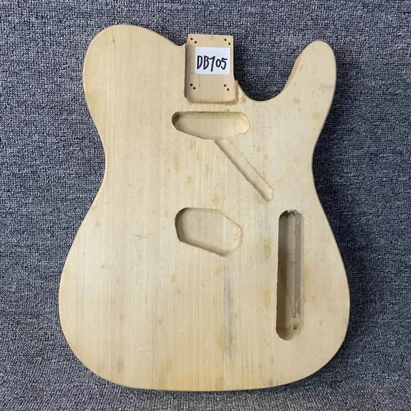 Basswood Unfinished Tele Style Guitar Body image 1