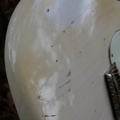 1965 Hendrix Replica Vintage Strat Blonde Relic Custom Build -Fender AY Pickups image 3