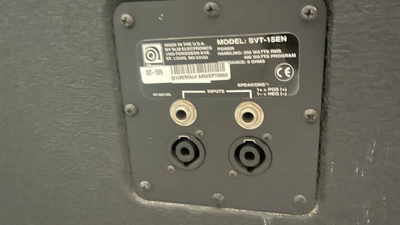 SVT-15EN & B2-RE Bass Amplifier mid 2000 - black image 1
