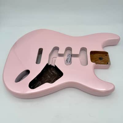 HooDoo Stratocaster Body Roasted Ash Pink Metallic hsb5312 image 2