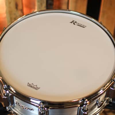 Rogers 5x14 Dyna-Sonic 7-Line Aluminum Snare Drum image 4