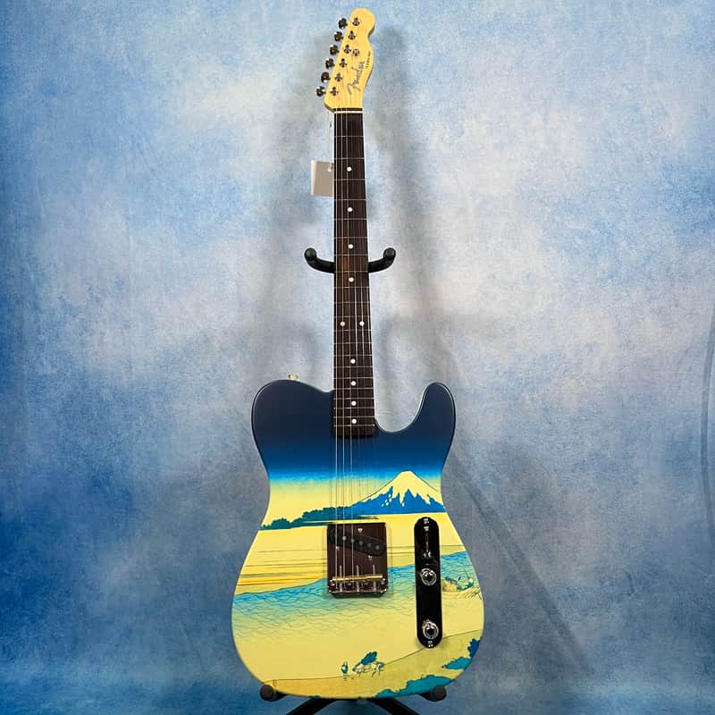 *NEW IN BOX* Fender MIJ Art Canvas Esquire 2026 - "Tama River" by Katsushika Hokusai