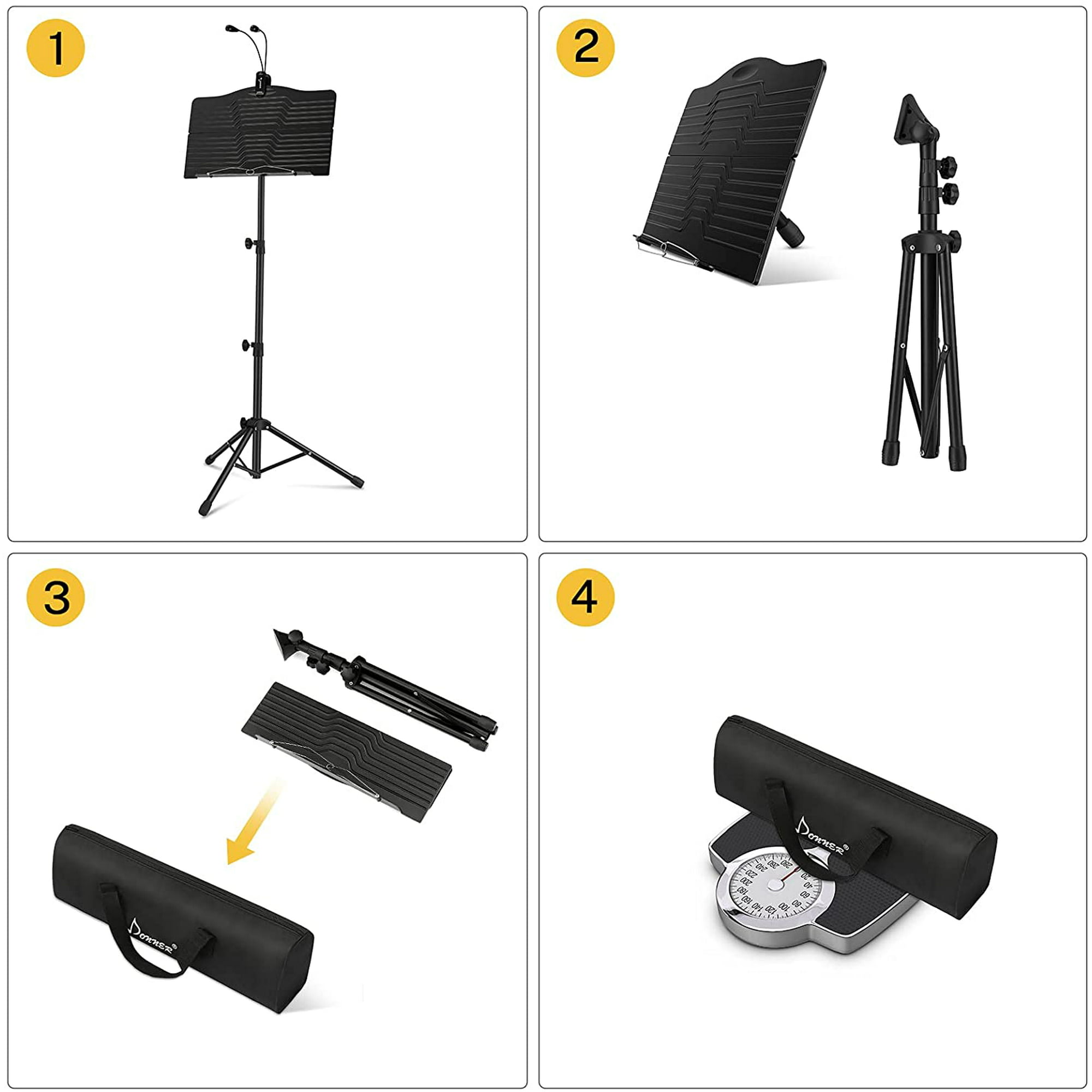 OEM 2 PACK Set of Music Stands + Accesories photo 2