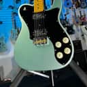 Fender Certified Pre-Owned American Professional II Telecaster Deluxe Mystic Surf Green Maple Fingerboard with Fender Hardshell Case Free Setup Free Shipping!