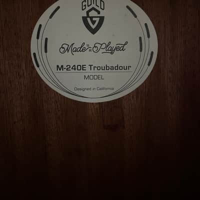 Guild Westerly Collection M-240E Troubadour with Rosewood Fretboard 2017 - 2018 - Sunburst image 8