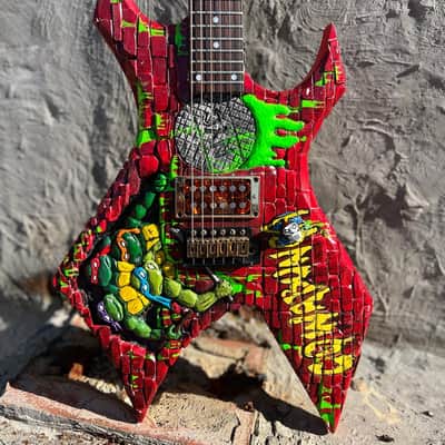 B.C. Rich Warlock Hand-painted image 5