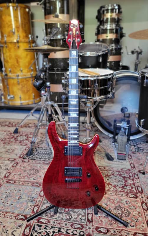 Carvin CT6 Electric Guitar - Deep Red W/ HSC (C016-44) image 1