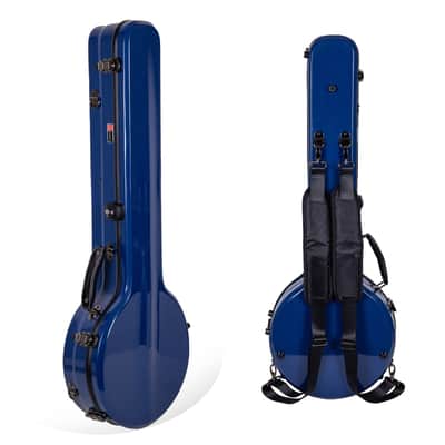 NEW Open Box Crossrock CRF2020SOBJNVBL Fiberglass Open Back Banjo Case Navy image 15