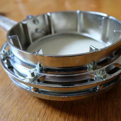 Dixie Banjo Ukulele (Banjolele) 1950's Chrome image 12
