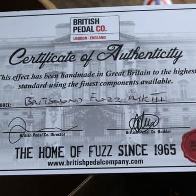 BRITISH PEDAL Britsound MkIII Special Edition Series Fuzz image 10