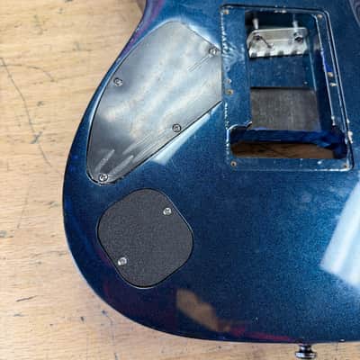 Used Ibanez RG1570 Prestige Team J. Craft Electric Loaded Guitar Body 2002 - Mirage Blue Made in Japan image 20