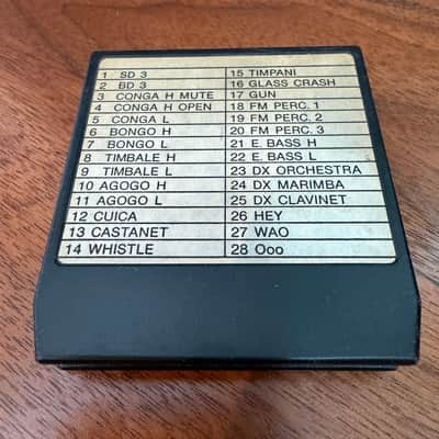 Yamaha RX5 PTX-8 Waveform Data Cartridge ROM image 2