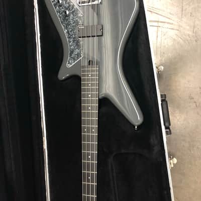 Modulus Graphite Star bass guitar 2001 Battle ship gray image 1