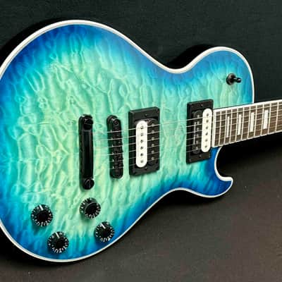 Dean - Select - Thoroughbred - Quilted Maple - Ocean Burst - Seymour Duncan SH5/APH1 Pickups - Discontinued, Call for Best Price !!! image 2