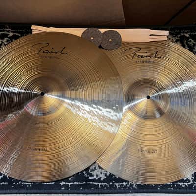 Paiste 20” Signature Symphonic Heavy Cymbals pair image 1