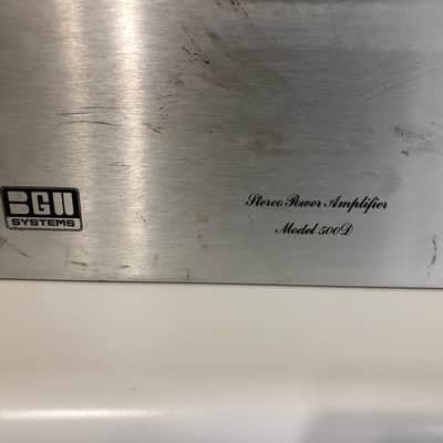 BGW 500D 1970's Stainless Stereo Power Amplifier Model 500D. Has been checked and tested by a tech. image 3