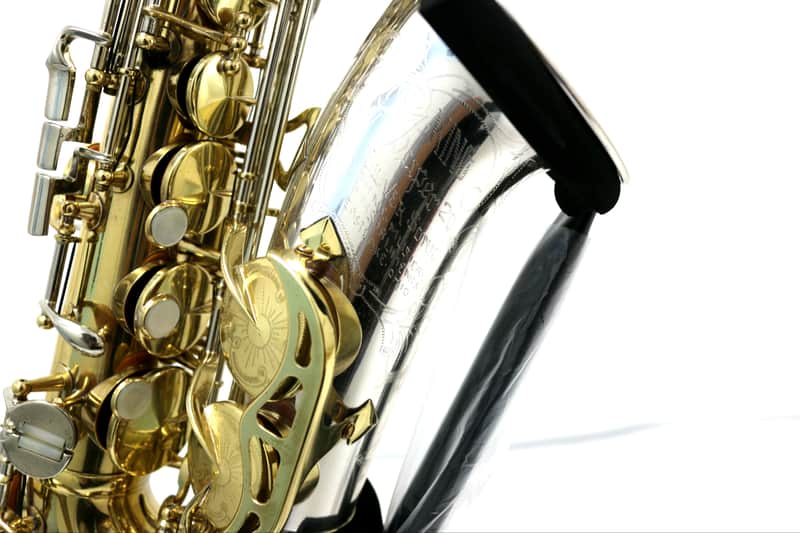 King Silver Sonic Alto Sax Clear Lacquered Brass image 1