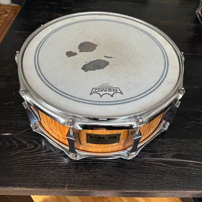 Pork Pie 14 x 6.5 Pork Pie Maple Snare 2000s  - Curly/Fiddleback Maple image 3
