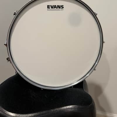 Ludwig No. 400 Super-Ludwig 5x14" 10-Lug Brass Snare Drum with Keystone Badge 1960 - 1963 - Chrome-Plated image 7