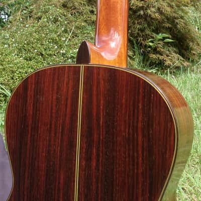 1986 Kazuo Yairi H-5 Hermann Hauser Model Classical Guitar - Natural+Hard Case image 11